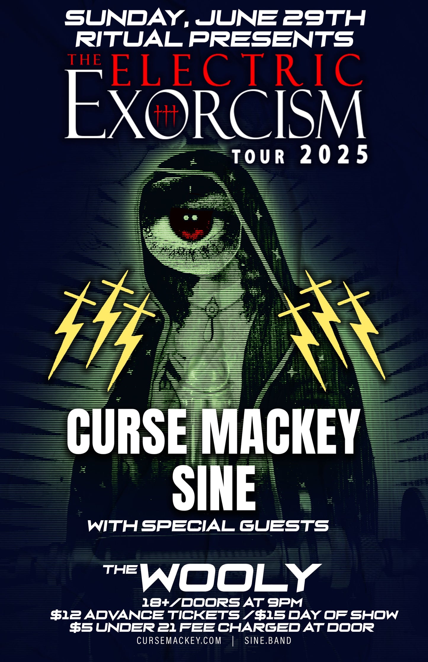 Curse Mackey and SINE 6/29 at The Wooly